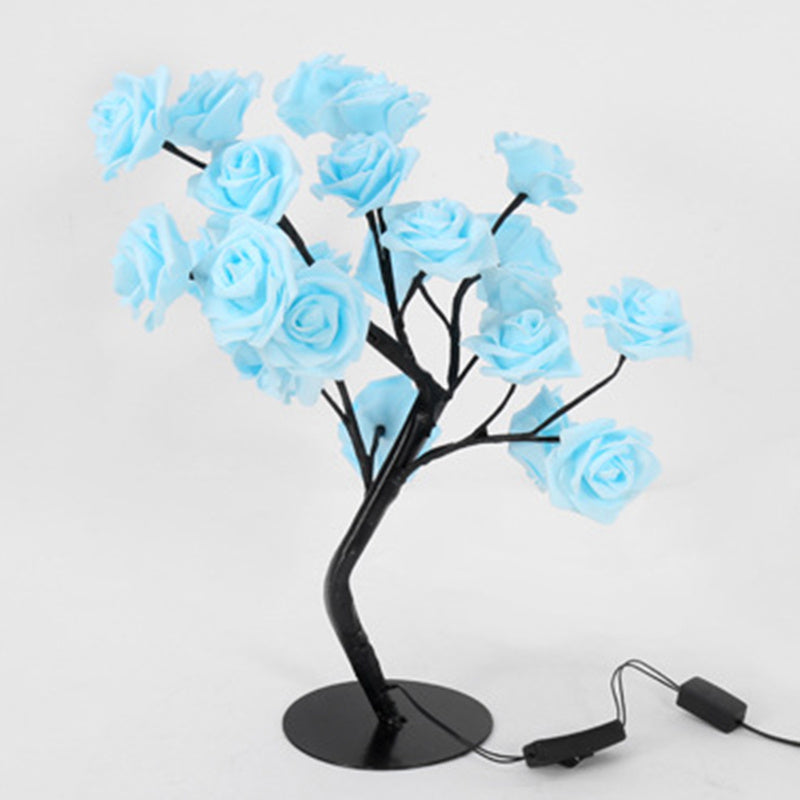 LED Rose Tree Light - Small Decorative Table Lamp