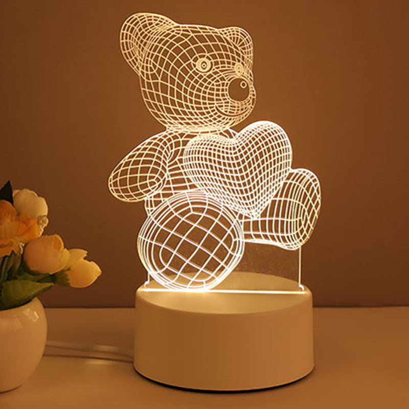 3D Acryl USB LED Nachtlamp