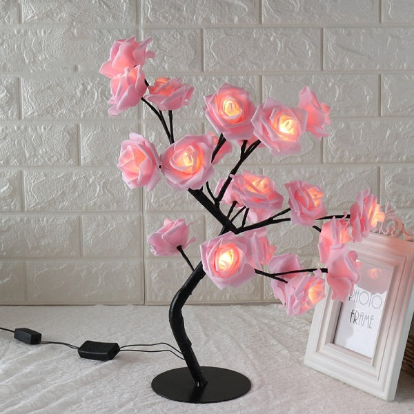 LED Rose Tree Lamp