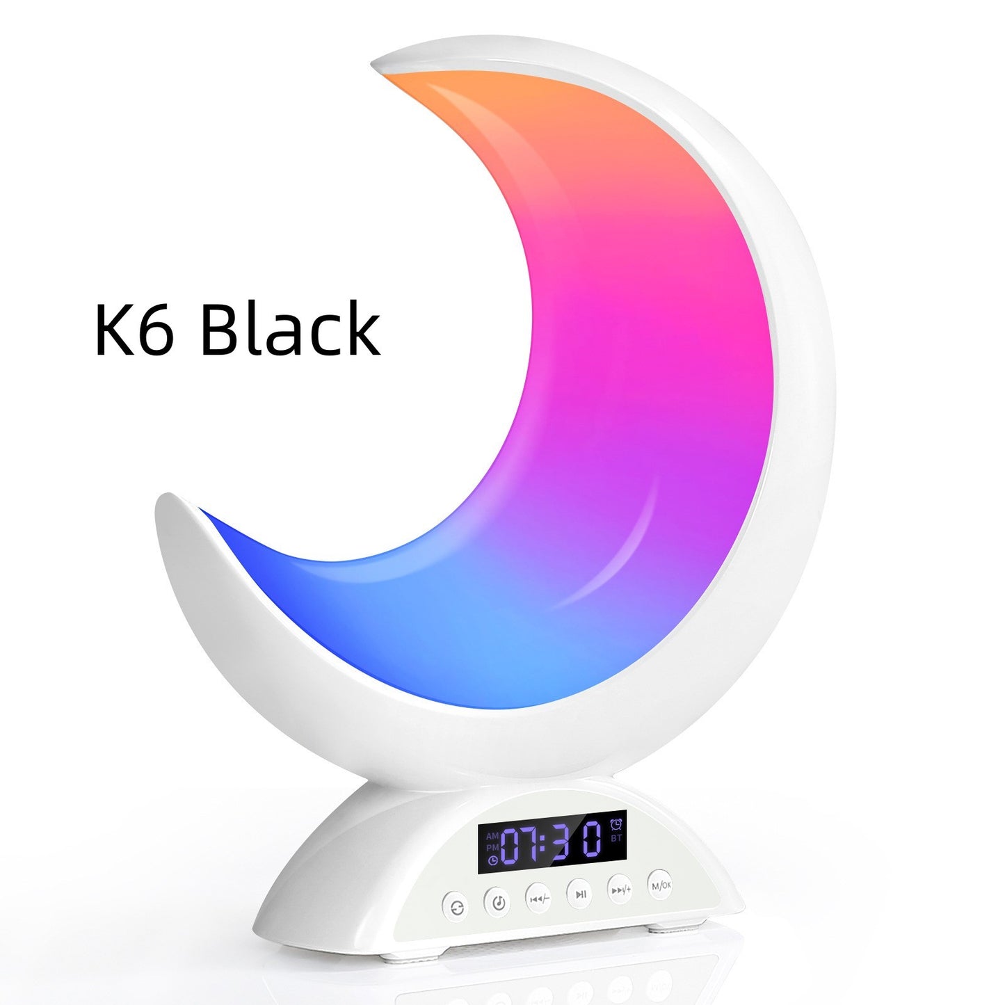 RGB Color-Changing Lamp with Bluetooth Speaker