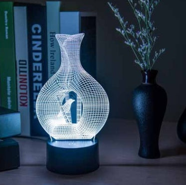 Kreative 3D-Nachtlicht-LED-Lampe