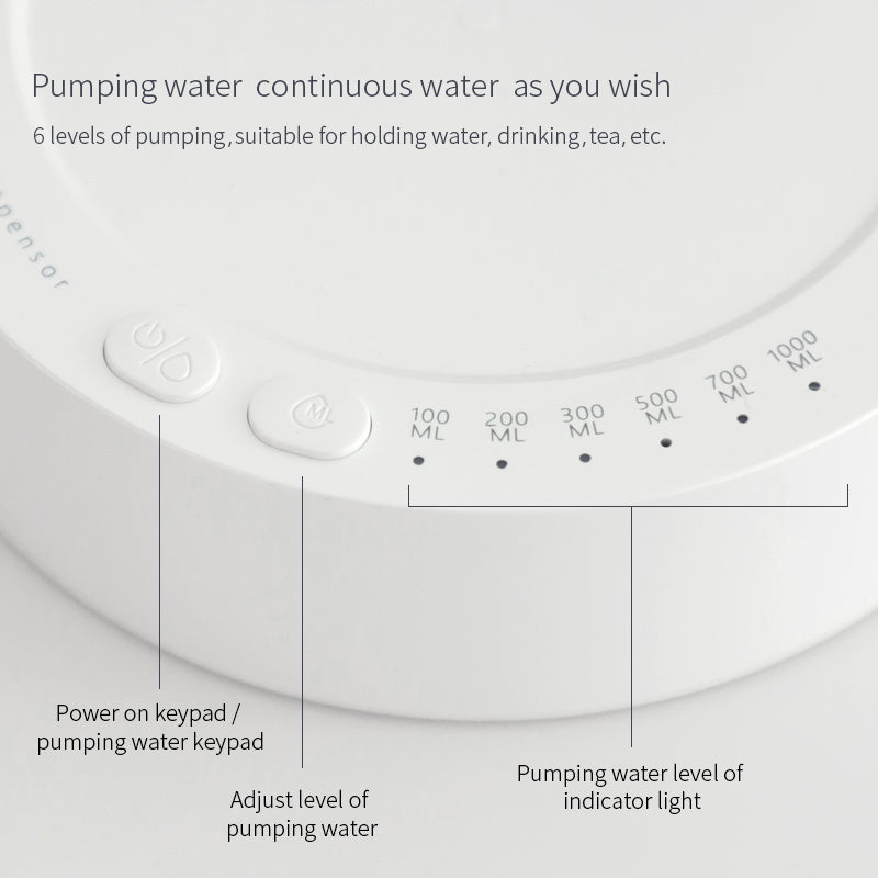 Elektrische watergallondispenser – oplaadbaar en automatisch