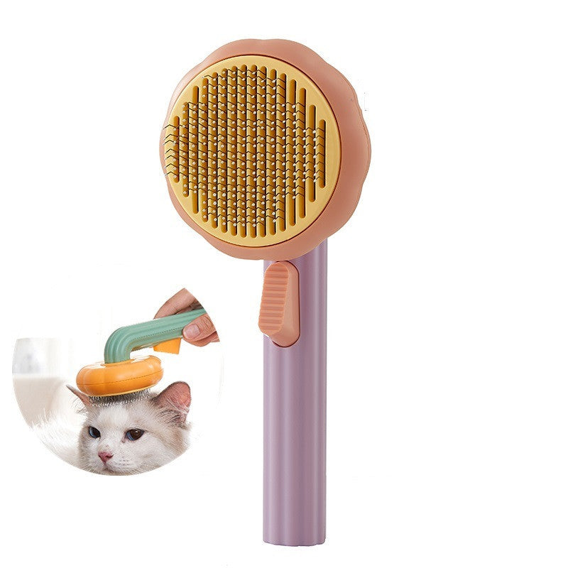 Self-Cleaning Pet Cat Brush