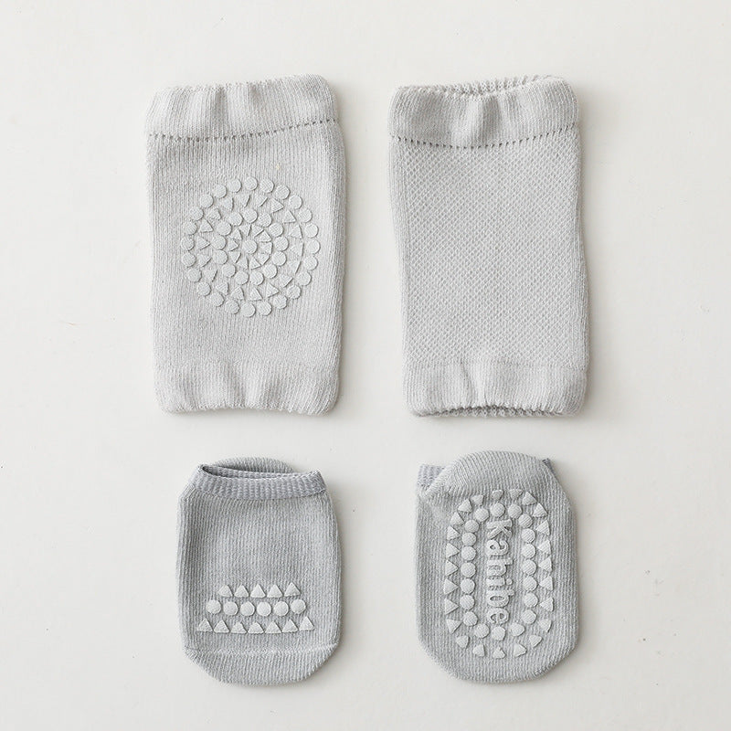 Sommer-Set aus Knieschonern und Bodensocken für Kinder