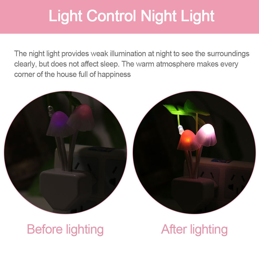 Color LED Mushroom Light