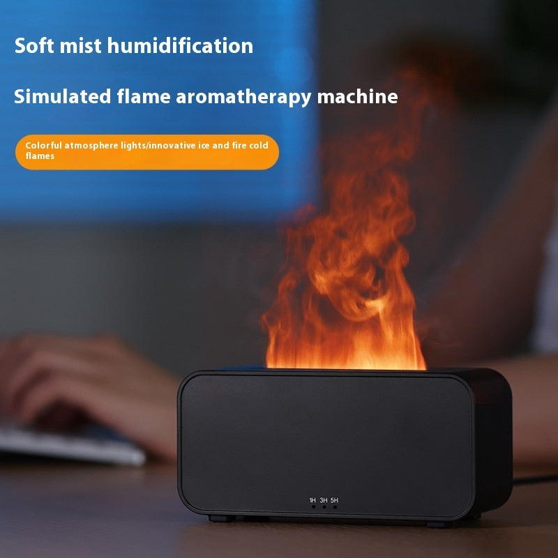 Timing Simulation Aroma Diffuser – Flame Humidifier & Aromatherapy Machine