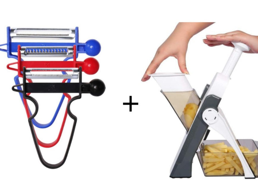 Multifunctionele groentesnijder en -hakker