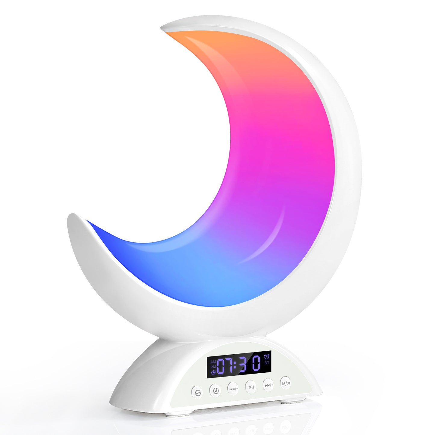 RGB Color-Changing Lamp with Bluetooth Speaker