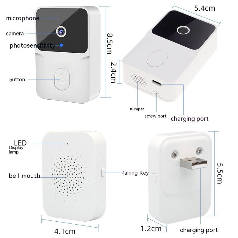 Wireless Video Doorbell – Remote Home Monitoring