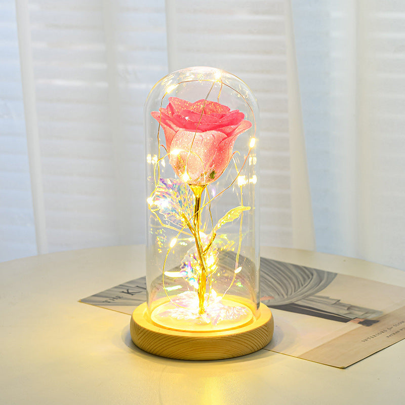 Eternal Rose LED Glass Light