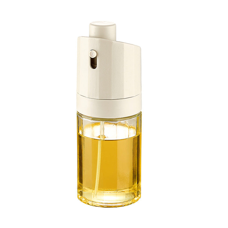 Glass Oil Bottle & Press Dispenser