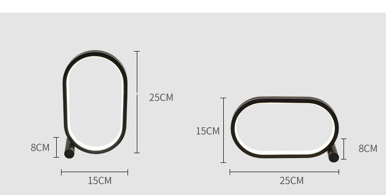 USB Plug-In Ovale Acryllamp