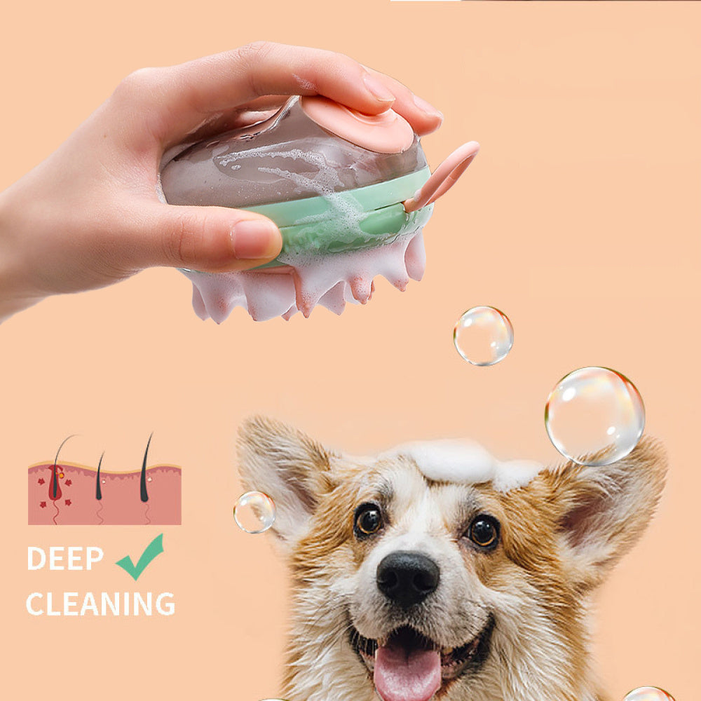 Pet Bathing & Grooming Brush